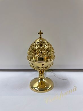 Кадільниця латунна в позолоті