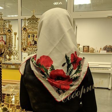 Платок з маками