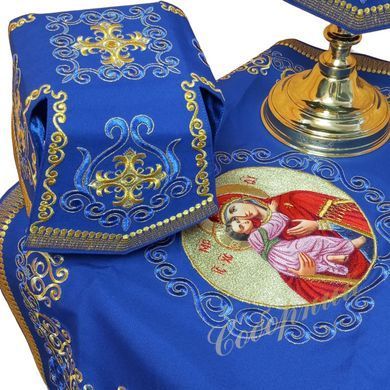 Cover No. 3, gabardine, embroidery