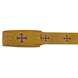Greek lace, gold with violet