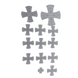 Set of bishop's crosses