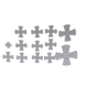 Set of bishop's crosses