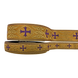 Greek lace, gold with violet