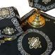 Gabardine cover, embroidery