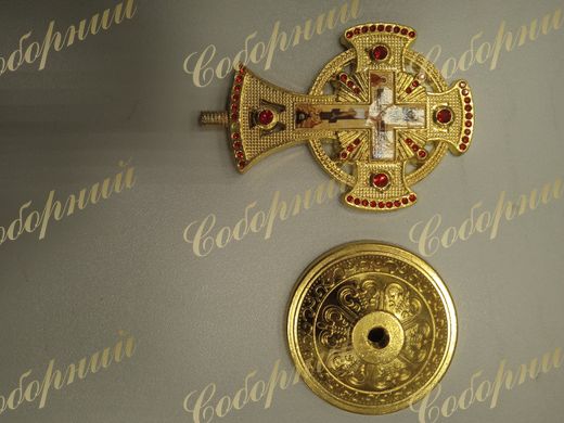 Cross with auto stand 9 cm