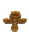 Carved cross with stand