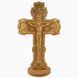 Carved cross with stand