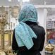 Шарф бавовняний з квітами