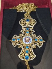 Brass cross in a case KL003