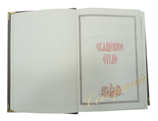 Gospel in leather cover