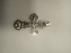 Wrist cross made of nickel-plated brass (without string, 3-3.5 cm)