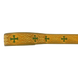 Greek green galloon with a cross
