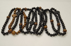 Wooden rosary.