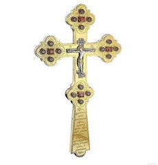 Cross gilded brass cross