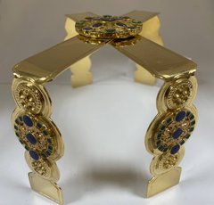 Zvezditsa brass with gilding, inlays and enamel "Byzantium"