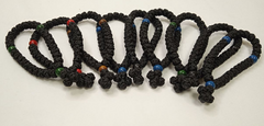 Knitted rosary.
