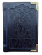 Breviary gospel in solid leather cover with an engraving