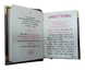 Breviary gospel in solid leather cover with an engraving