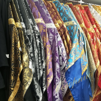 Vestments in assortment