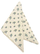 White kerchief with flowers