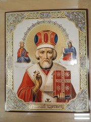 Icon of St. Nicholas (lithography, 18*15cm)