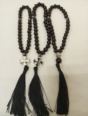 Rosary for 30 beads, jet