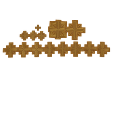 Set of priestly crosses "Greece"