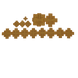 Set of priestly crosses "Greece"